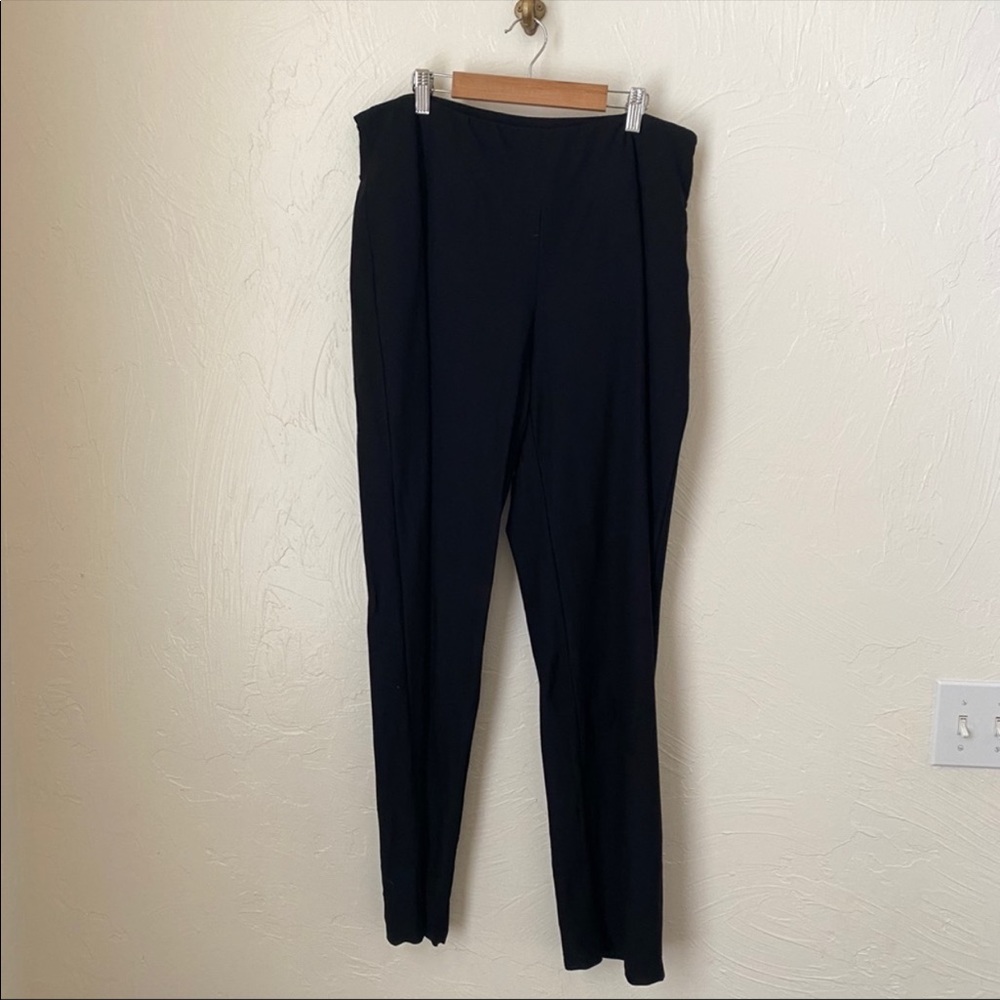 Eileen Fisher Pull on Straight Essentials Pants - Picture 2 of 8